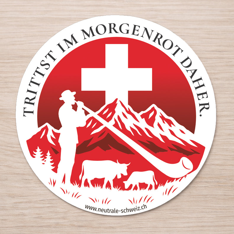 Aufkleber «Morgenrot»