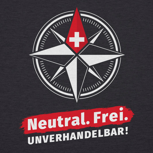 Neutre. Gratuit. Non négociable. – Sweat à capuche (femme)