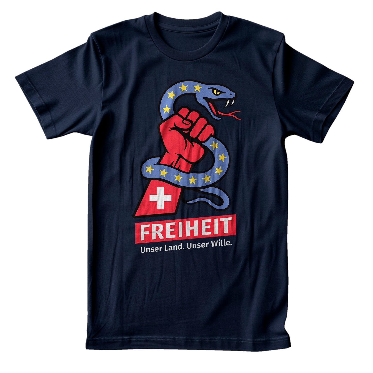 EU-Schlange – T-Shirt Unisex