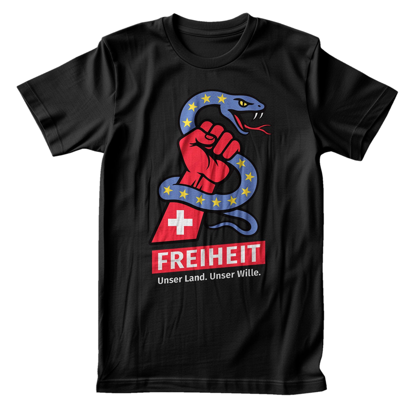 EU-Schlange – T-Shirt Unisex