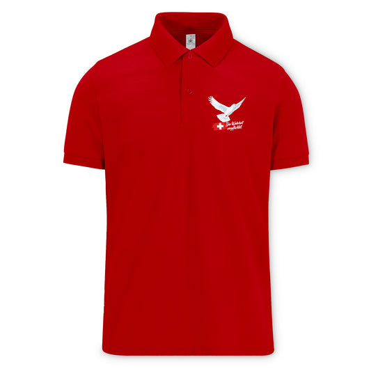 EDU-Friedenstaube – Premium Polo (Herren)