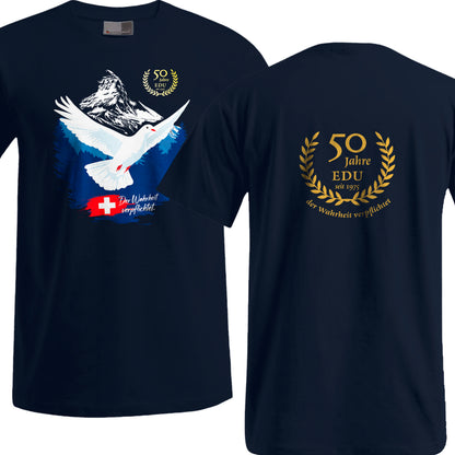 50 Jahre EDU Jubiläums-T-Shirt - Unisex