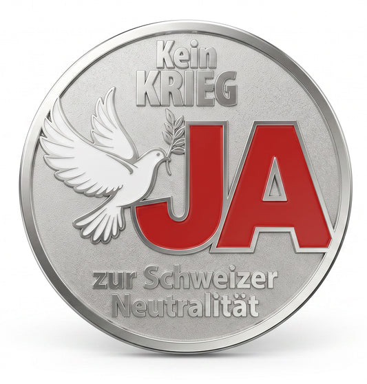 Kampagnen-Pin «JA zur Schweizer Neutralität»