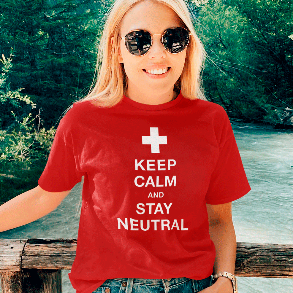 Keep calm and stay neutral – T-Shirt