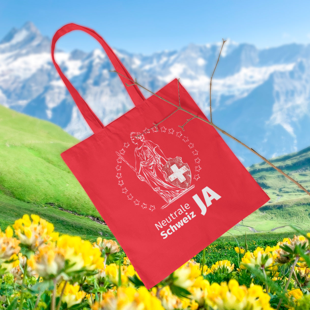 Helvetia für eine neutrale Schweiz – Tasche