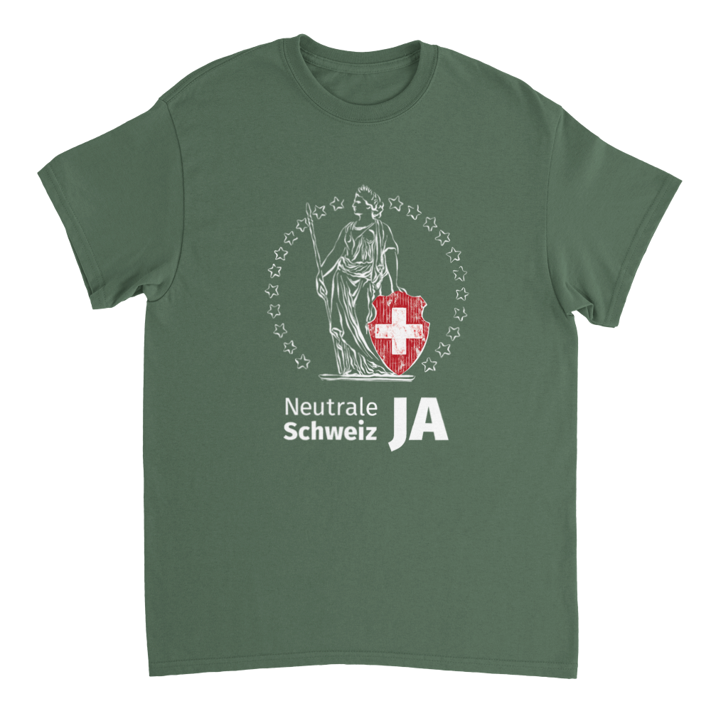 Helvetia für eine neutrale Schweiz – T-Shirt