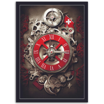 Schweizer Uhrwerk - Poster