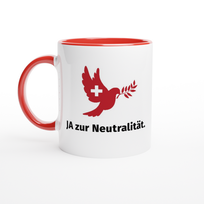 Ja zur Neutralität – Tasse